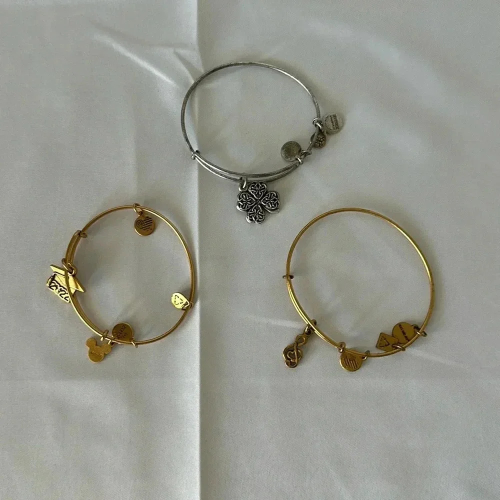 Set of 3 Alex & Ani bracelets